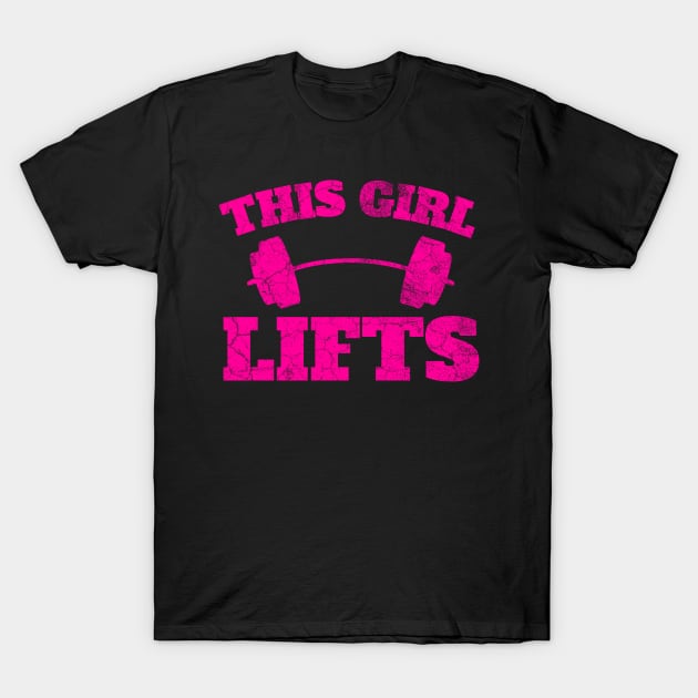 This Girl Lifts T-Shirt by IndiPrintables